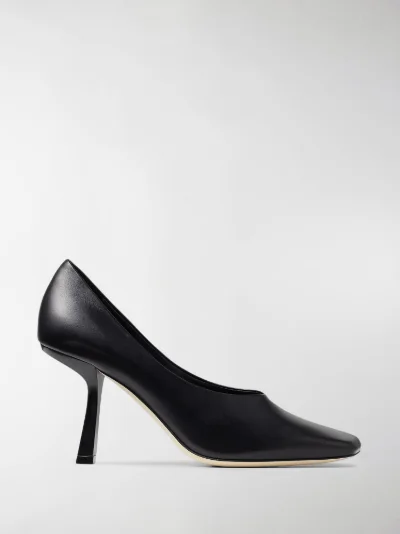 square toe pumps
