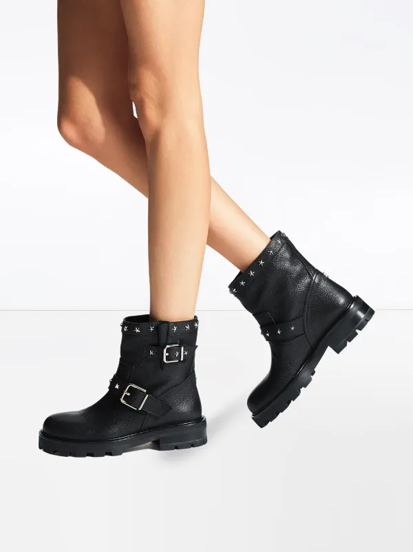 jimmy choo boots biker