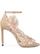 الصورة 1 من Jimmy Choo صندل مزين بدانتيل وكعب 10 سم