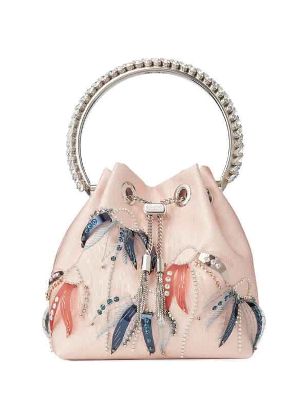 Jimmy Choo pink Bon Bon floral bag for 