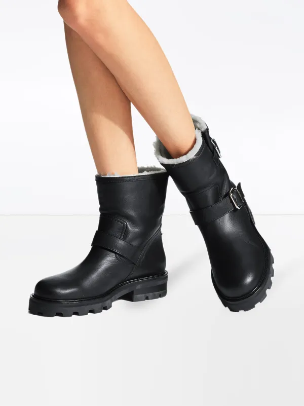 Jimmy choo shop shearling boots