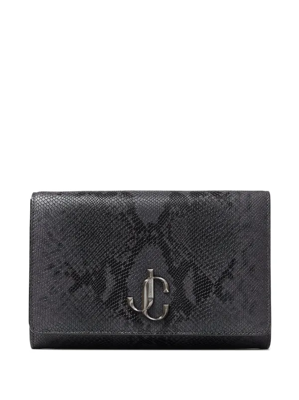 jimmy choo snakeskin clutch