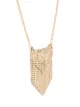 Paco Rabanne plated mesh necklace