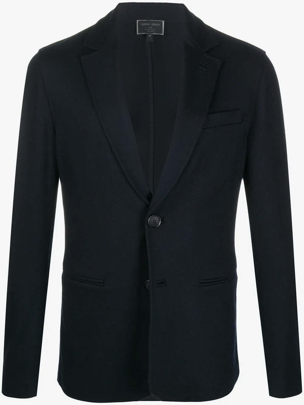 Giorgio Armani 合身单排扣西装夹克 | 蓝色 | Image 1