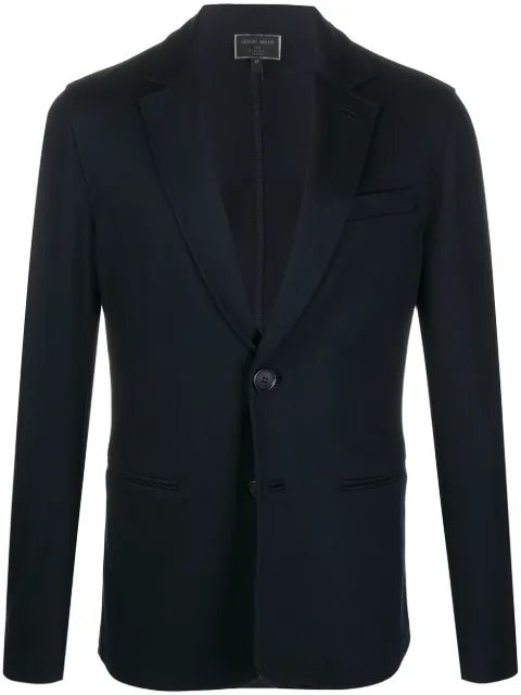 Giorgio Armani fitted single-breasted blazer