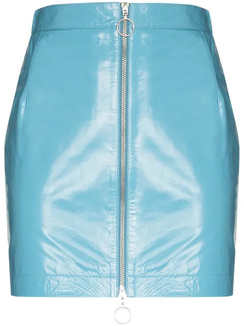 REMAIN Lizzie zipped mini skirt