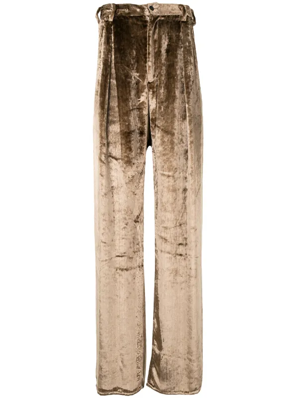 velvet loose pants
