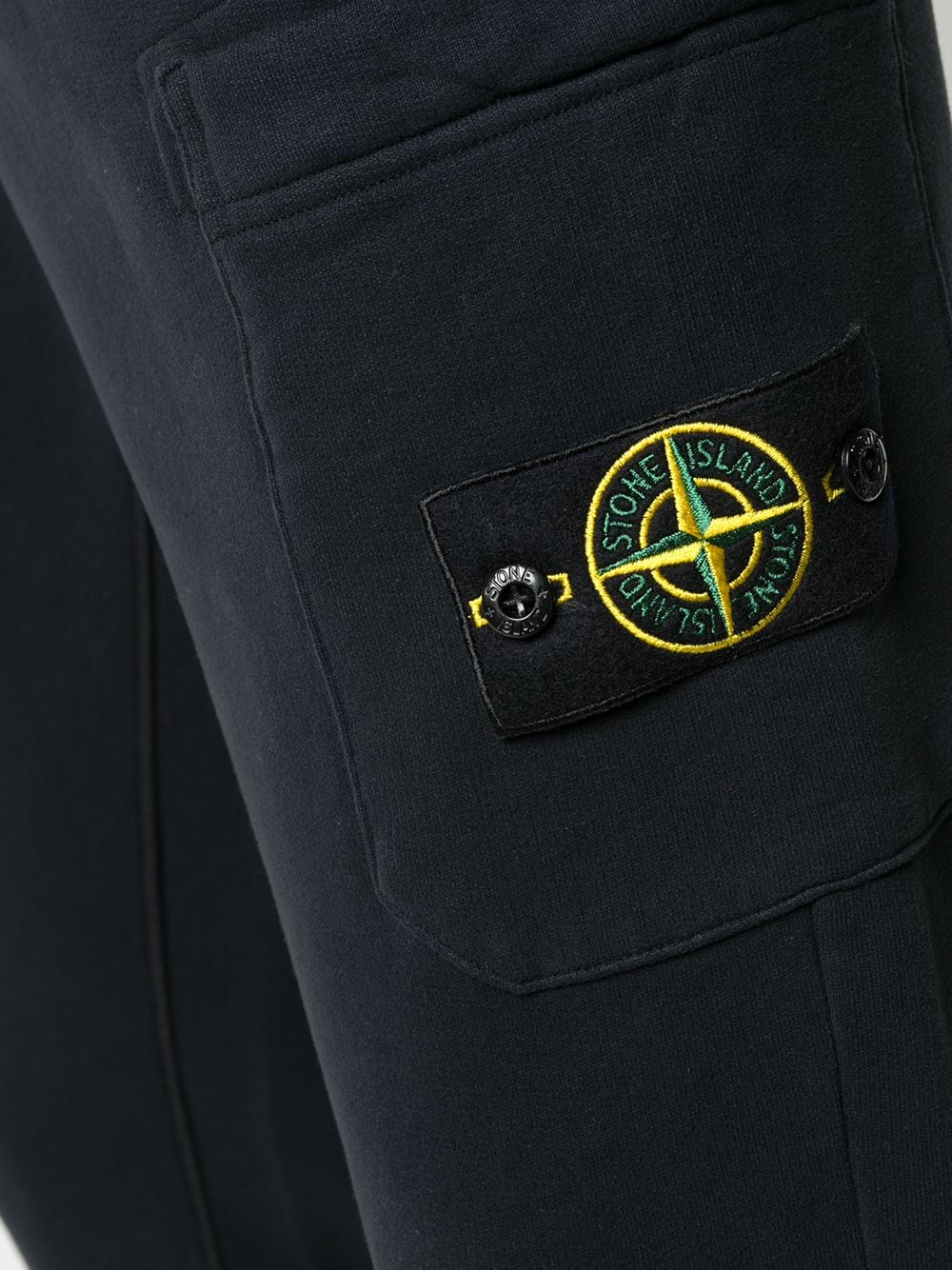 фото Stone island спортивные брюки с нашивкой-логотипом