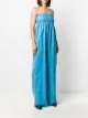 Bottega Veneta ruched body wide-leg jumpsuit
