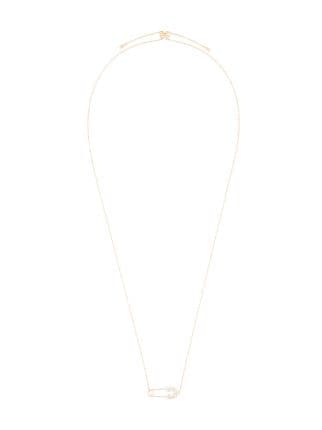 APM Monaco Baby XL Safety Pin Necklace Farfetch