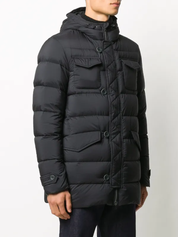 Shop Herno puffer jacket with button 