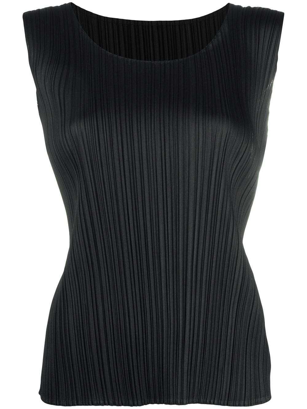 фото Pleats please issey miyake плиссированный топ без рукавов