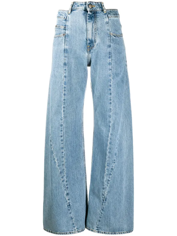 Maison Margiela Décortiqué wide-leg Jeans - Farfetch