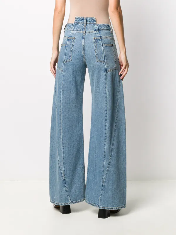 Maison Margiela Décortiqué wide-leg Jeans - Farfetch