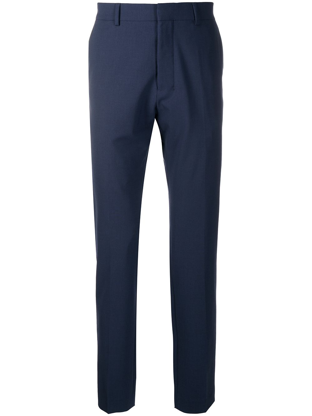 slim-fit tailored trousers