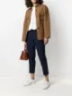AMI Paris carrot fit cuffed hem trousers