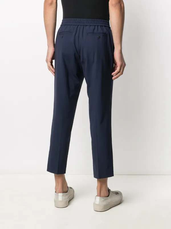 AMI Paris elasticated-waist Cropped 