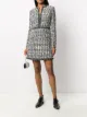 الصورة 2 من Giambattista Valli فستان تويد ميني بتصميم مفصل