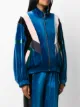 Koché colour-block velvet jacket