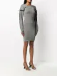 Koché ribbed cut-out mini dress
