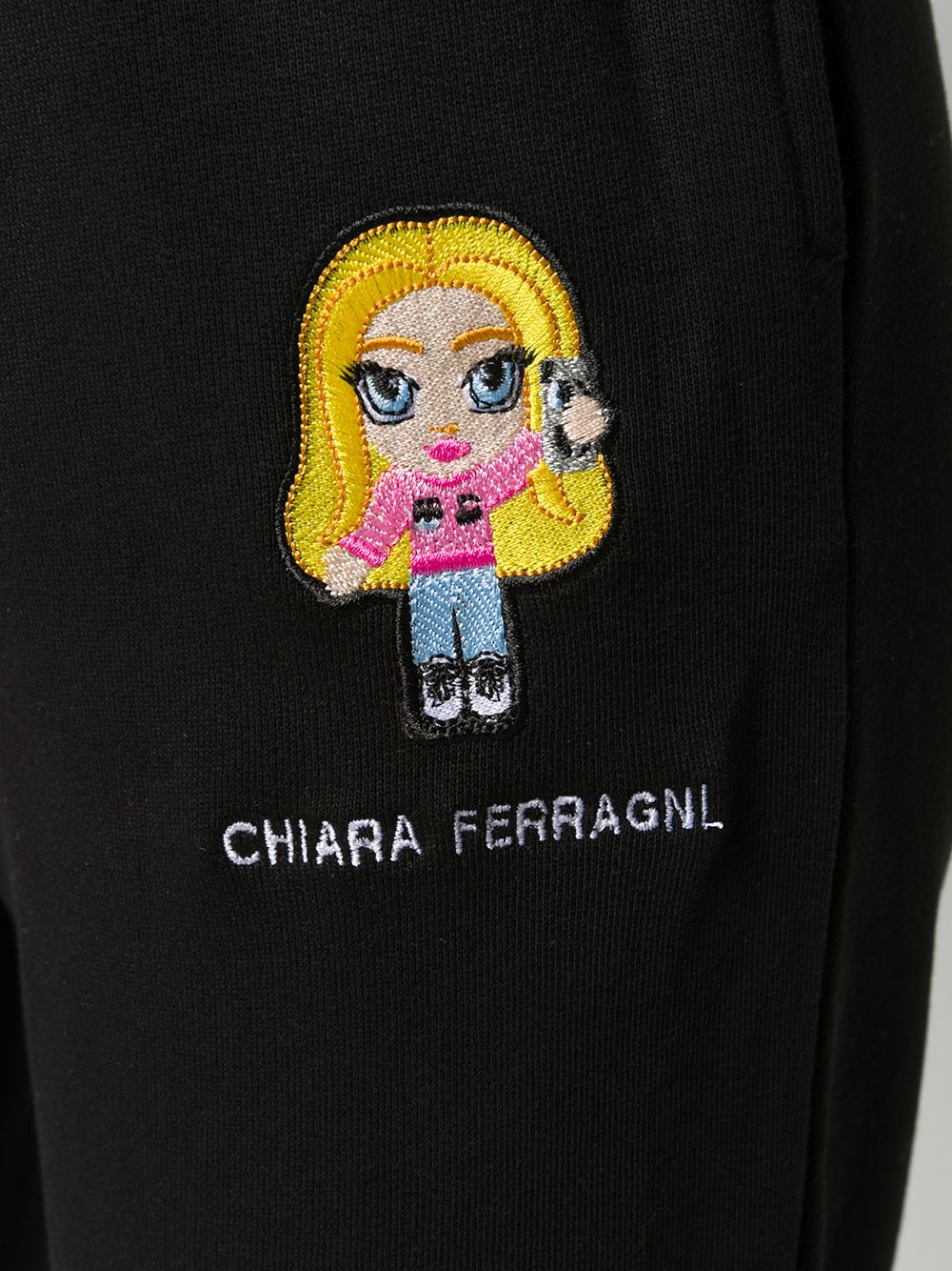 фото Chiara ferragni спортивные брюки mascotte