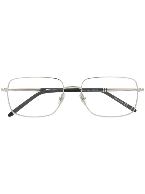 Montblanc lentes con armazón cuadrada
