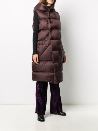 sleeveless puffer jacket展示图