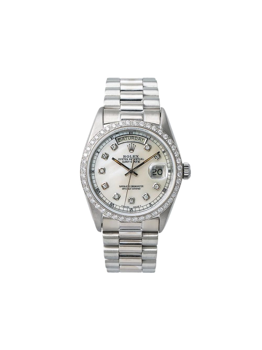 фото Rolex наручные часы day-date pre-owned 39 мм 2000-х годов