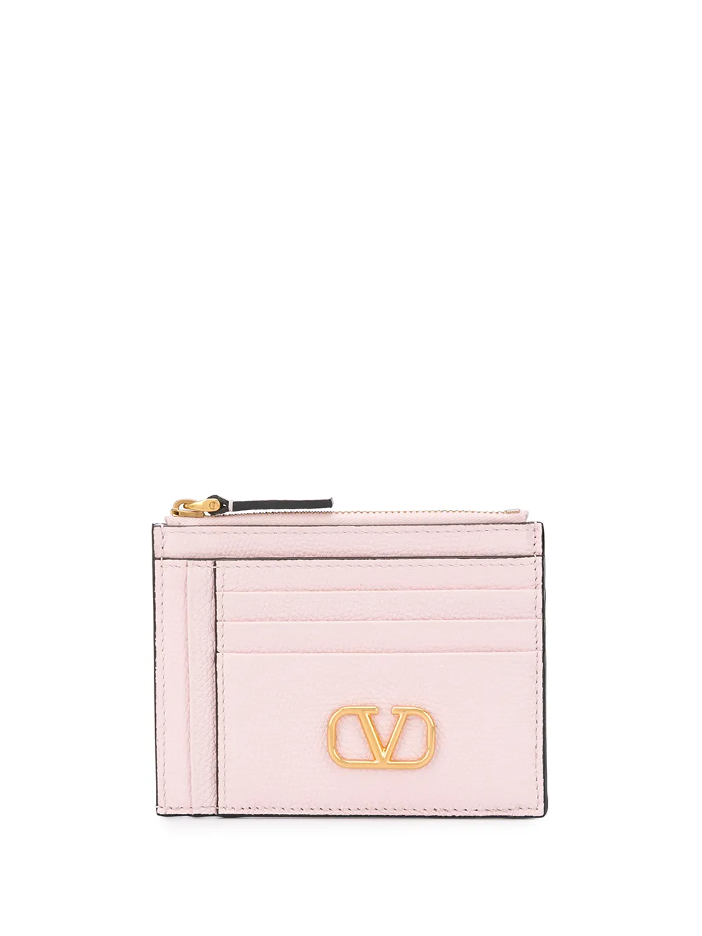 Click to view more detailed imagery on our partner's website Valentino Garavani Vlogo Leather Cardholder In Pink