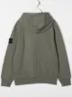 Image 2 of Stone Island Junior logo patch long sleeved hoodie