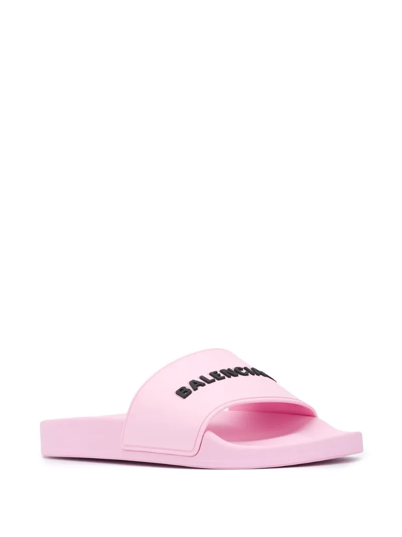 balenciaga slides hot pink