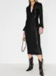 Image 2 of ROTATE Simone ruched midi dress