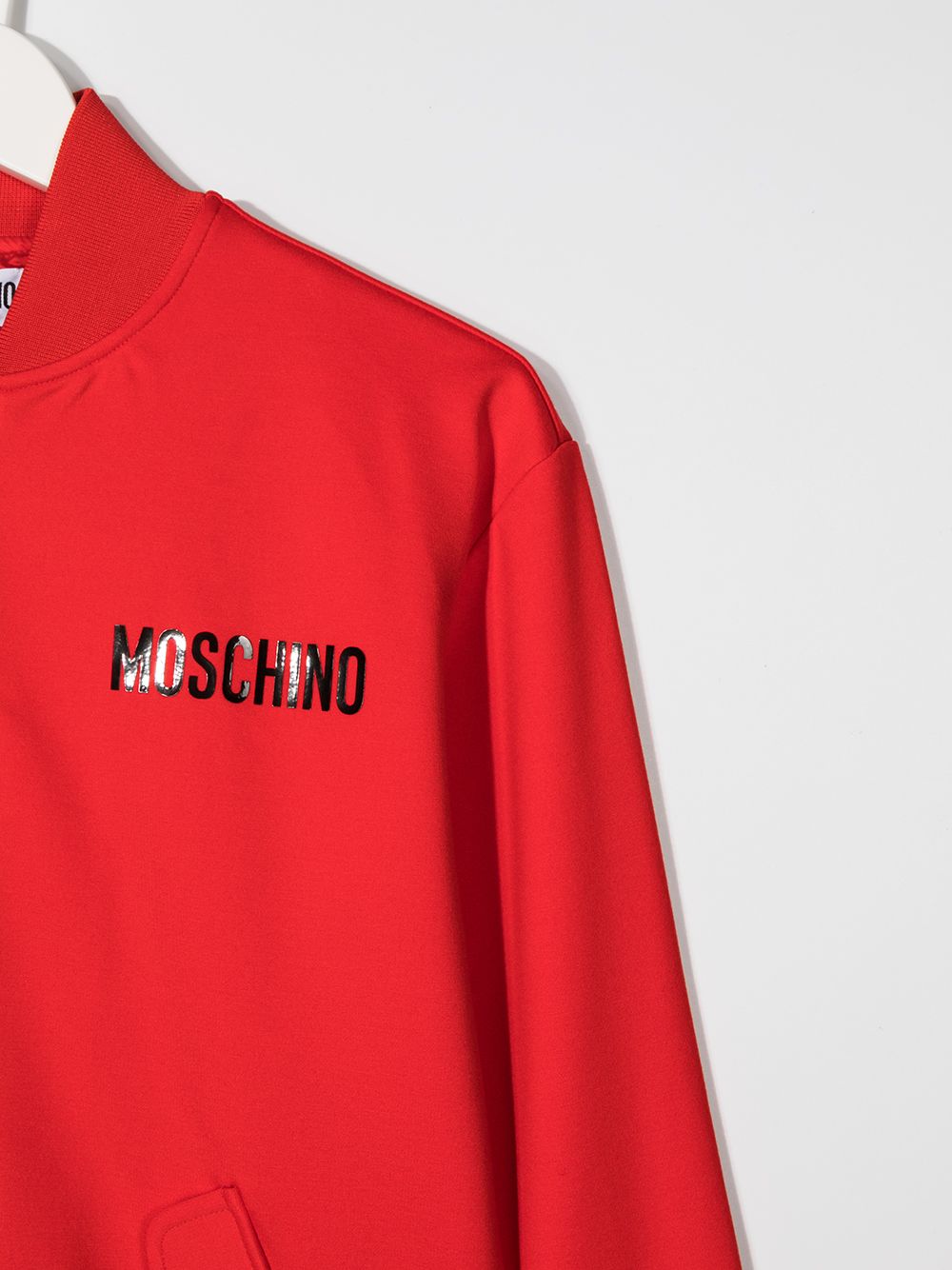 фото Moschino kids бомбер с логотипом