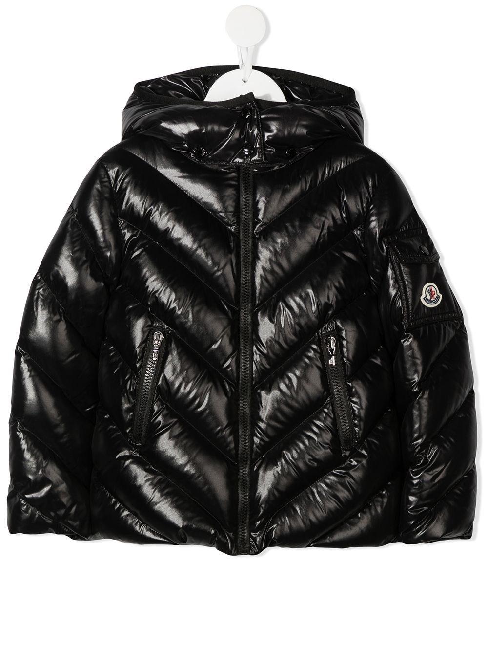 фото Moncler kids пуховик на молнии