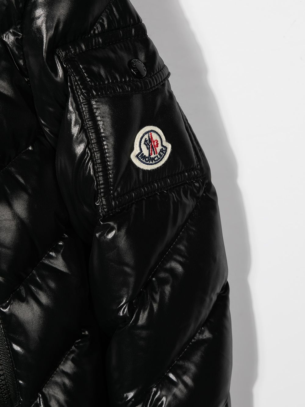 фото Moncler kids пуховик на молнии