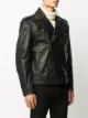 Off-White printed biker jacket