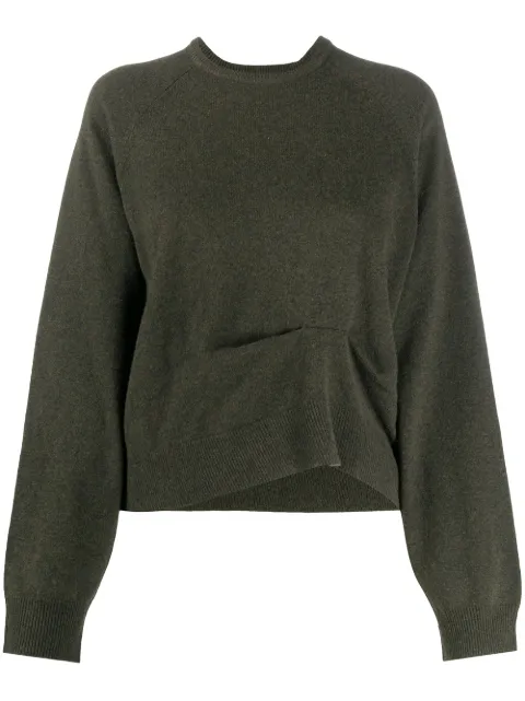 REMAIN tucked round neck jumper
