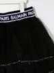 Balmain Kids TEEN tiered tulle mini skirt