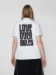 Sacai x Hank Willis Thomas slogan-print T-shirt