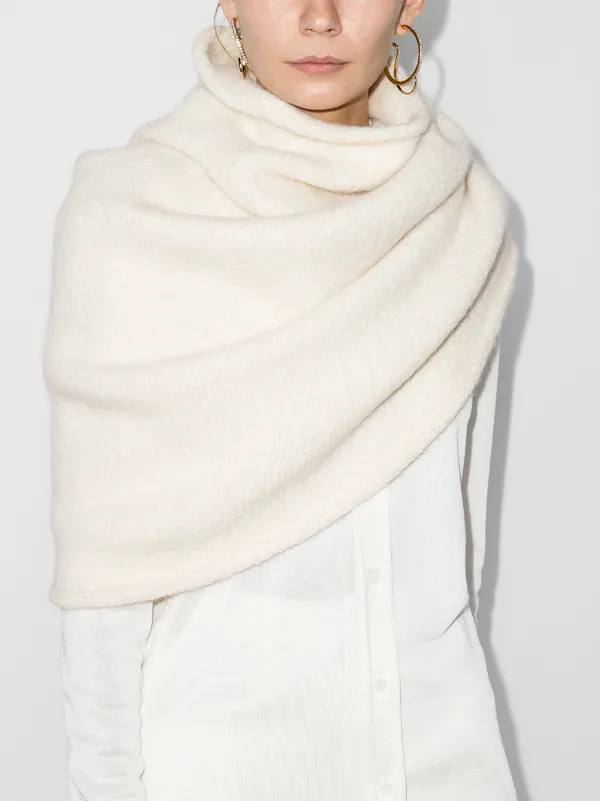 high neck shawl