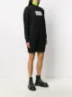 MSGM كنزة طويلة بطبعة شعار الماركة