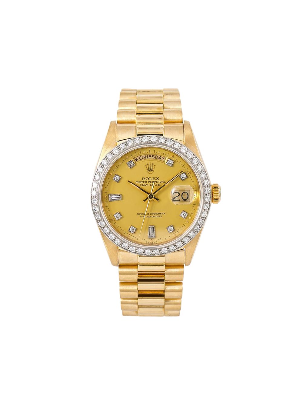 фото Rolex наручные часы day-date pre-owned 36 мм 1980-х годов