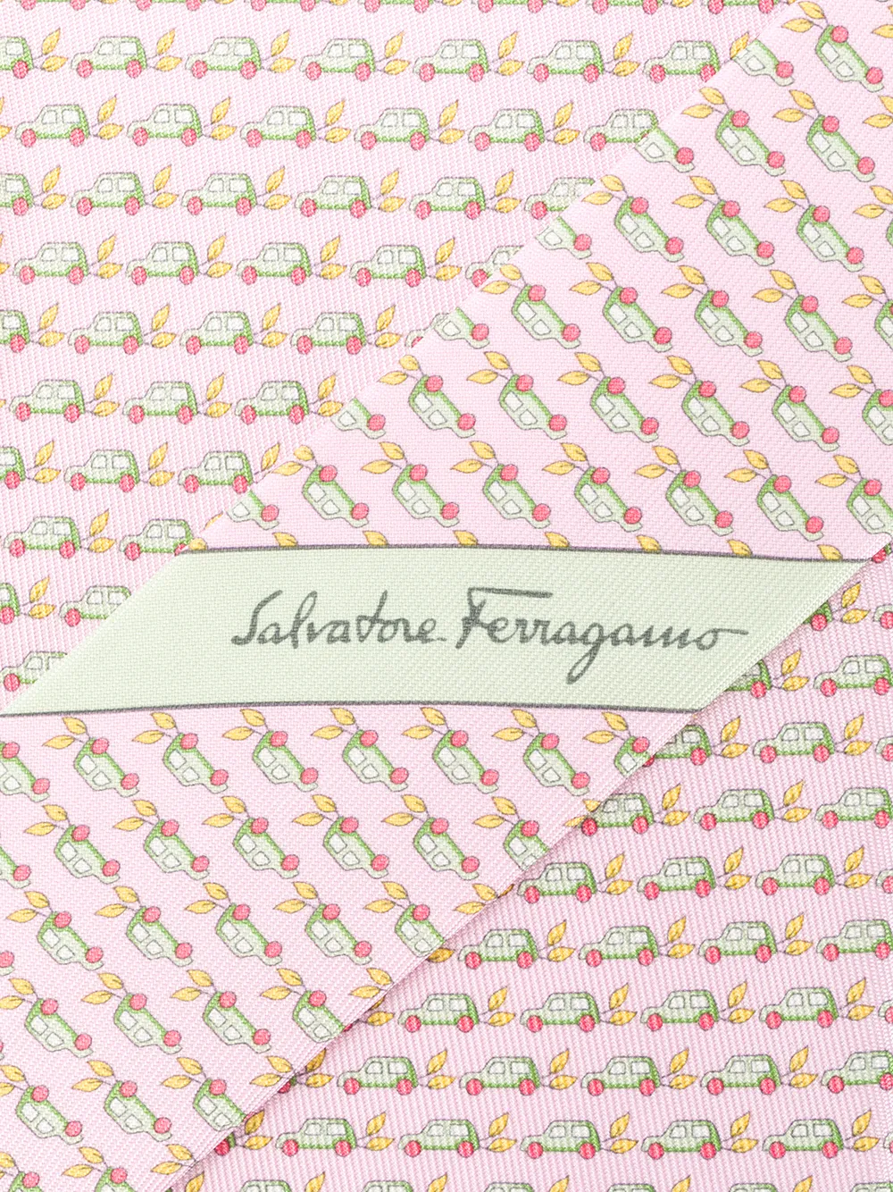 Ferragamo Zijden stropdas Roze