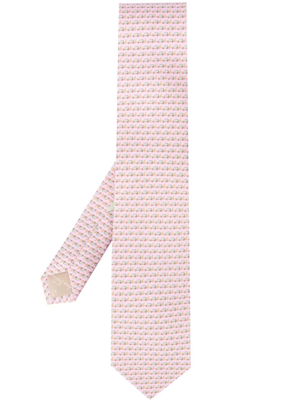 Ferragamo Zijden stropdas Roze