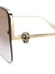 Alexander McQueen Eyewear نظارة شمس بإطار مربع