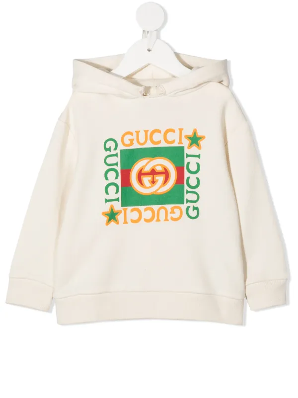 gucci print hoodie