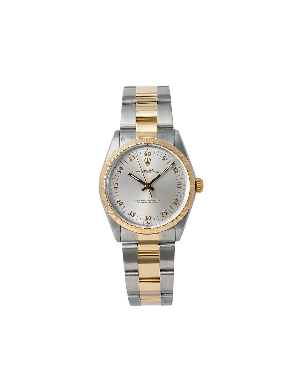 фото Rolex наручные часы oyster perpetual pre-owned 34 мм 1980-х годов