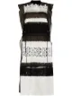 Imagem 1 de Sacai Vestido midi com recortes de crochê