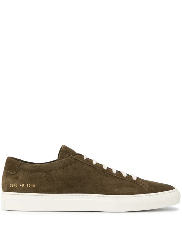 common projects green suede