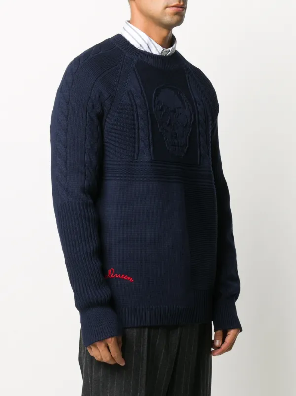 Alexander McQueen Skull Knit Jumper 